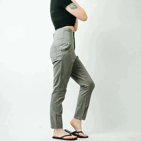 ASOS High Rise Elastic Waist Pants - Picture 4 of 9